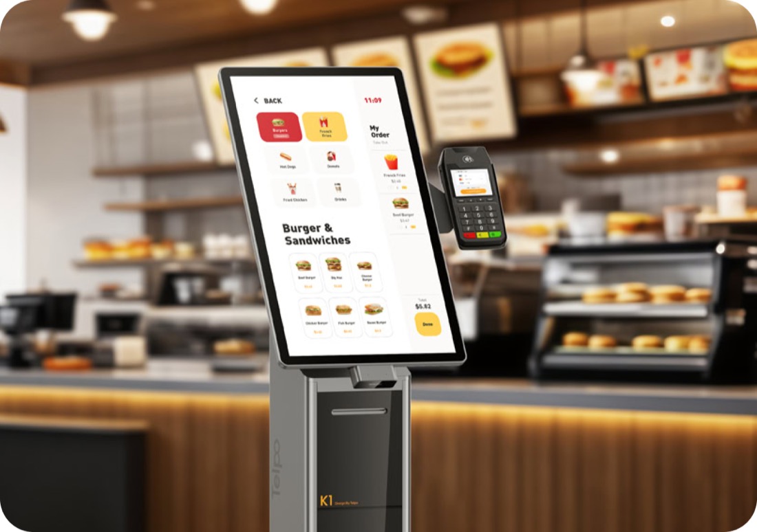 カフェ・フードコートでの利用イメージ